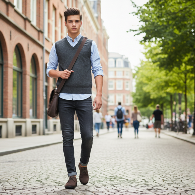 Blucher ante marrón