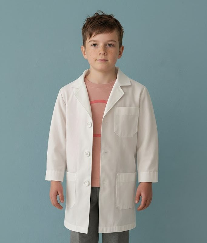 Bata de laboratorio niños